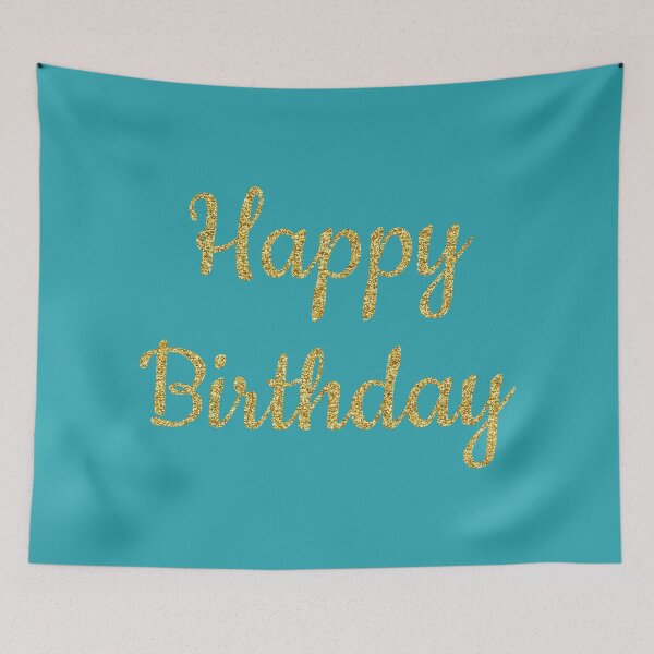 Item preview, Happy birthday blue designed and sold by Ana Gorozpe.