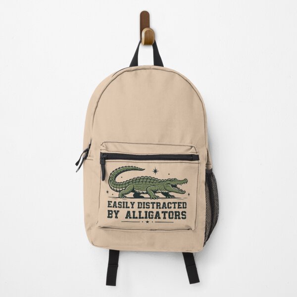 Item preview, Easily Distracted By Alligators - Vintage Retro Gator designed and sold by Dmetalx Art Apparel.