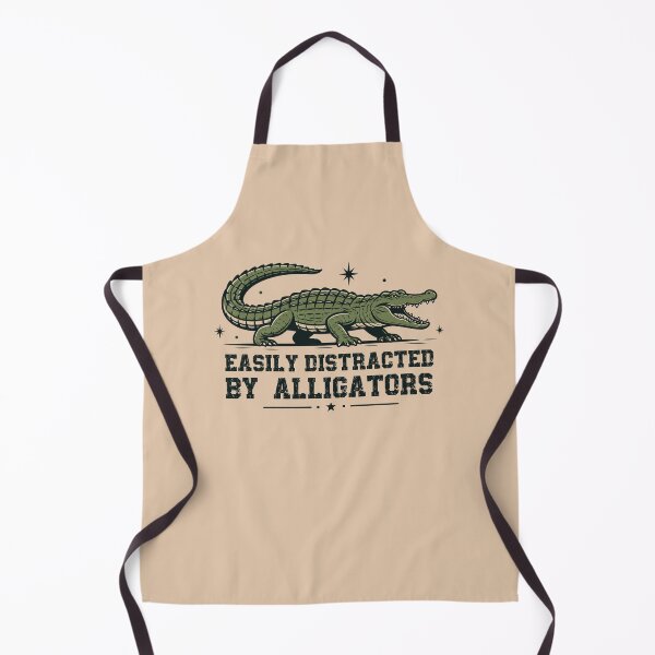 Item preview, Easily Distracted By Alligators - Vintage Retro Gator designed and sold by Dmetalx Art Apparel.