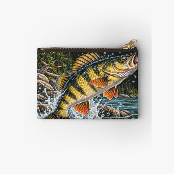 Item preview, Yellow Perch Vintage Fishing Illustration – North American Freshwater Fish designed and sold by Northbound Trail.
