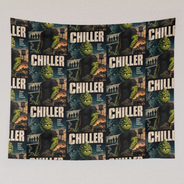 Item preview, Chiller Cannabis Monster Bigger Buds Funny Weed Western Art designed and sold by GreenKingShop.