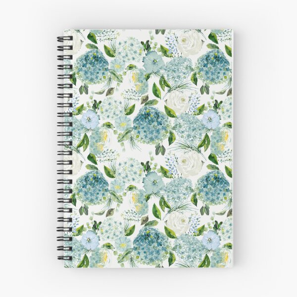 Item preview, Watercolor Hydrangeas, Roses, and Pine Sprigs designed and sold by horizonandpine.