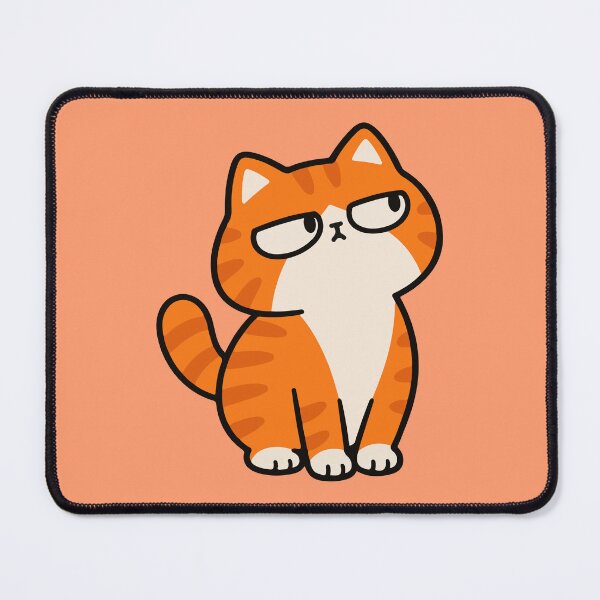 Item preview, Unimpressed Orange Tabby Cat designed and sold by MewMade.