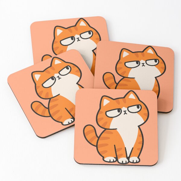 Item preview, Unimpressed Orange Tabby Cat designed and sold by MewMade.