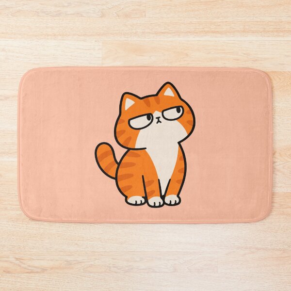Item preview, Unimpressed Orange Tabby Cat designed and sold by MewMade.