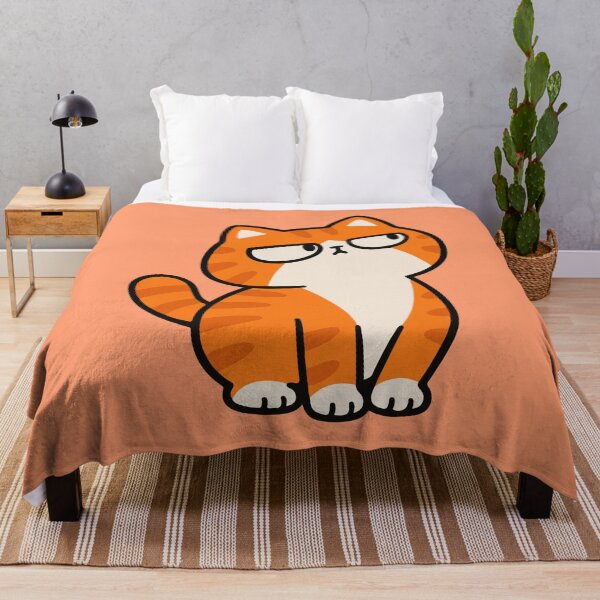 Item preview, Unimpressed Orange Tabby Cat designed and sold by MewMade.