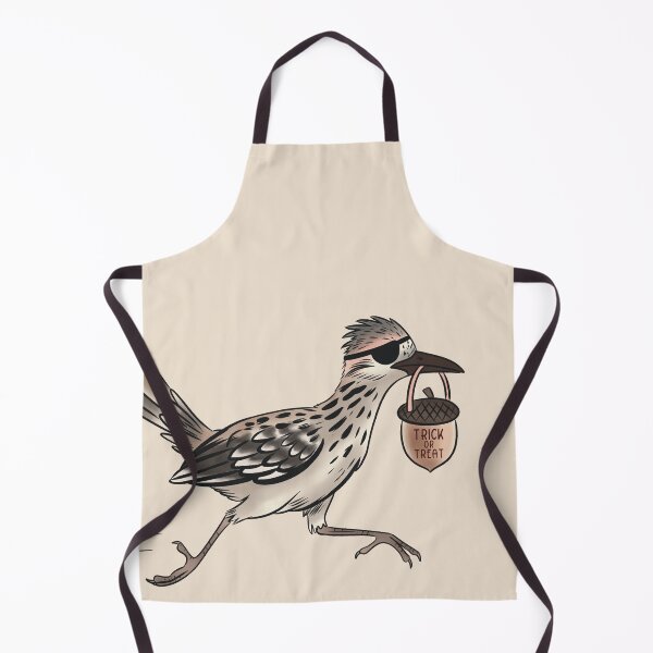 Item preview, Roadrunner Trick-or-Treating Sticker, Texas Wildlife Halloween Art designed and sold by Ink & Kind Studio.