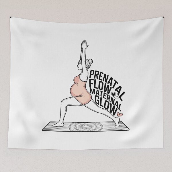 Item preview, Prenatal Flow Maternal Glow Floating Hearts designed and sold by 108stillness.