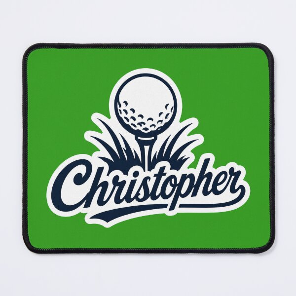 Item preview, Christopher golf name Art designed and sold by The Digital Compass.