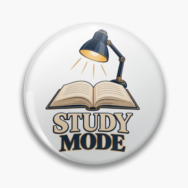 Item preview, Study Mode Book & Desk Lamp – Student Study Motivation Design designed and sold by Print-Mingle01.