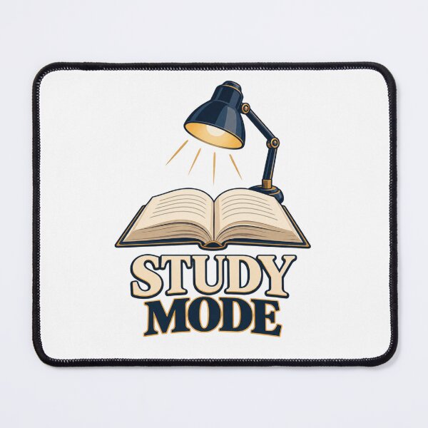 Item preview, Study Mode Book & Desk Lamp – Student Study Motivation Design designed and sold by Print-Mingle01.