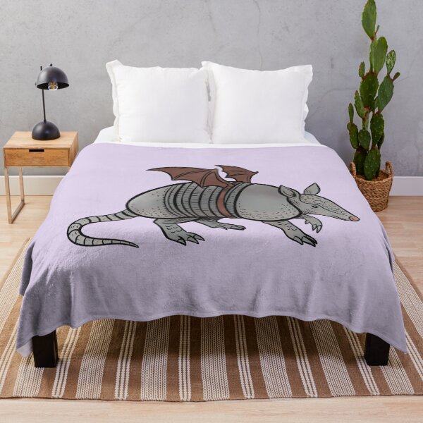 Item preview, Armadillo in Bat Costume Sticker, Texas Wildlife Halloween Art designed and sold by Ink & Kind Studio.