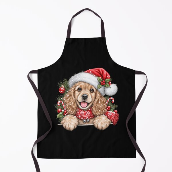 Item preview, English Cocker Spaniel Dog Christmas Santa Hat designed and sold by GenioFin.