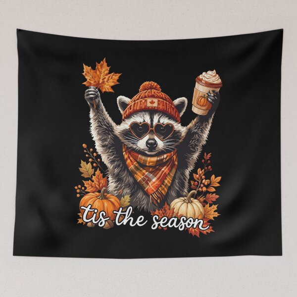 Item preview, Tis The Season - Raccoon designed and sold by KristiTaylorArt.