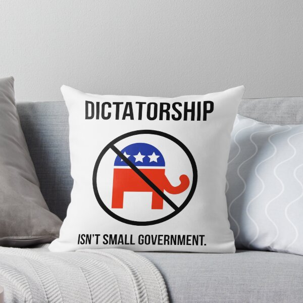 Item preview, Dictatorship isn’t small government.  designed and sold by Rachel the Artist .