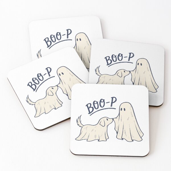 Aperçu de l'œuvre Boo-P Chien Fantôme créée et vendue par NaniLoom.