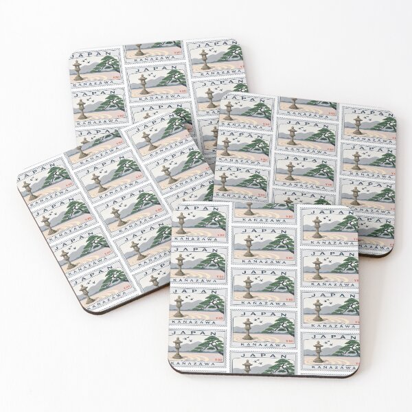 Item preview, Vintage Kanazawa Japan Postage Stamp Kenrokuen Garden Vector designed and sold by Shutter-Dragon.