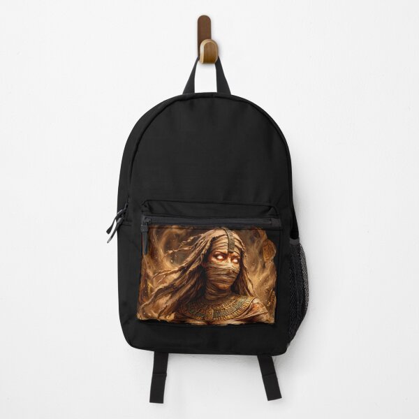Item preview, Mystical Egyptian Mummy Queen in Ancient Tomb – Fantasy Portrait Art designed and sold by VALKYRAART53.