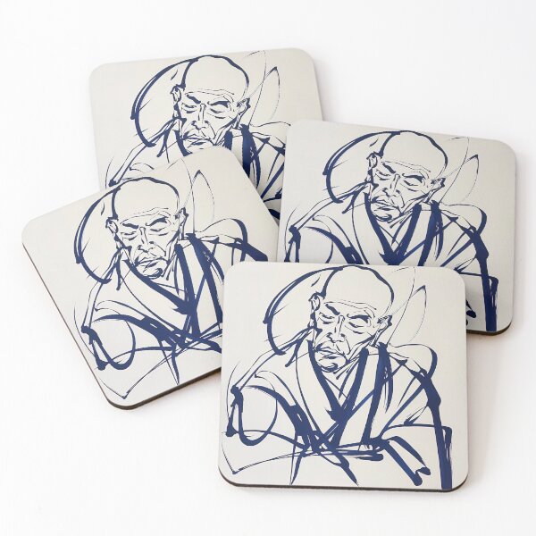 Artikelvorschau, Dogen Zenji – Blaue abstrakte Kunst entworfen und verkauft von shadow-bloom.