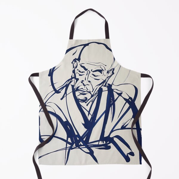 Item preview, Dogen Zenji - Blue Abstract Art designed and sold by shadow-bloom.
