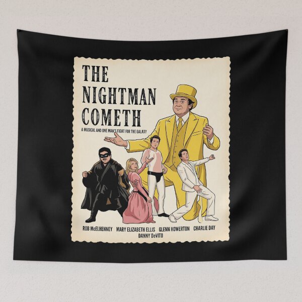 Item preview, It's Always Sunny In Philadelphia - The Nightman Cometh - Charlie Kelly - Dennis Reynolds - Frank Reynolds - Dee Reynolds - Mac designed and sold by KristiTaylorArt.
