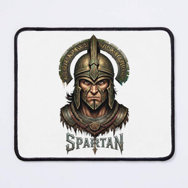 Item preview, Ancient Motivational Greek Spartan Warrior Graphic with Helmet and Typography SPARTAN. designed and sold by Giulivo Store Graphic.