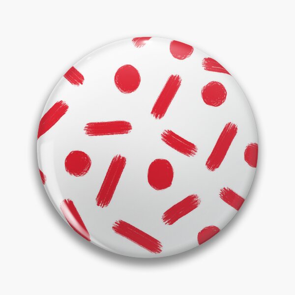 Item preview, Abstract Red Brush Strokes and Dots Pattern designed and sold by Vision Crafted.