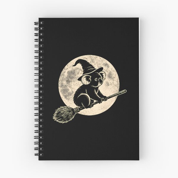 Item preview, Koala Halloween Witch Moon designed and sold by gunaone-design.