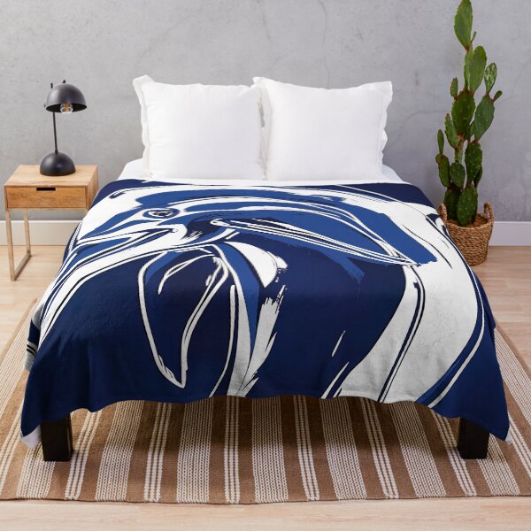 Item preview, Dolphin - Blue Abstract Art designed and sold by shadow-bloom.