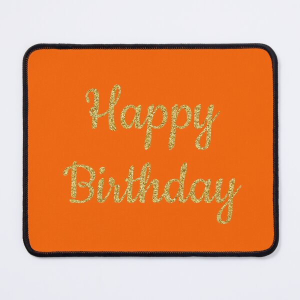 Item preview, Happy birthday orange designed and sold by Ana Gorozpe.