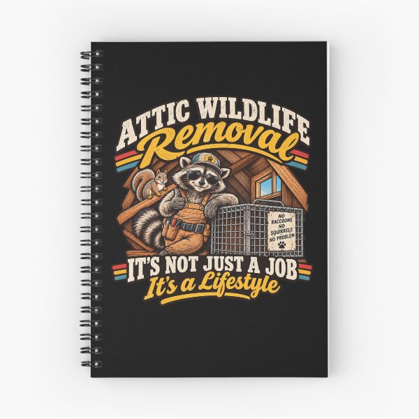 Item preview, Funny Attic Wildlife Removal Technician Raccoon Humor designed and sold by MagicSD Designs.