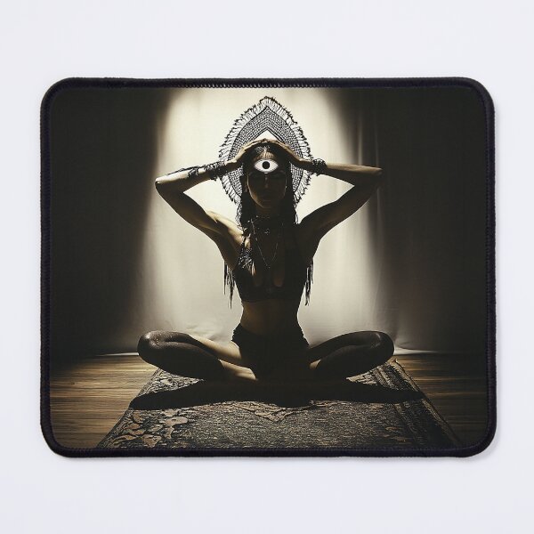 Item preview, Third Eye Awakening - Spiritual Yoga Silhouette designed and sold by Audra-studio.