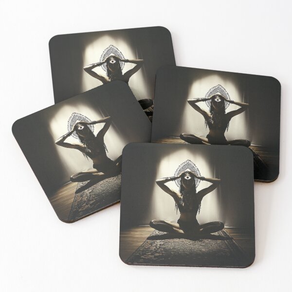 Item preview, Third Eye Awakening - Spiritual Yoga Silhouette designed and sold by Audra-studio.