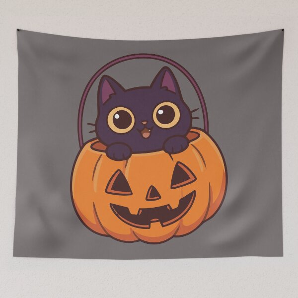 Item preview, Pumpkin Cat designed and sold by LaFleurImages.