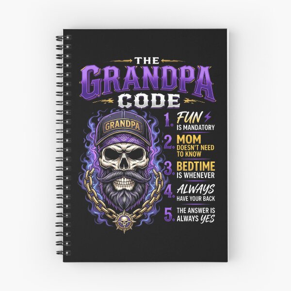 Item preview, The Grandpa Code - Fun Is Mandatory Mom Doesn't Need To Know designed and sold by KristiTaylorArt.
