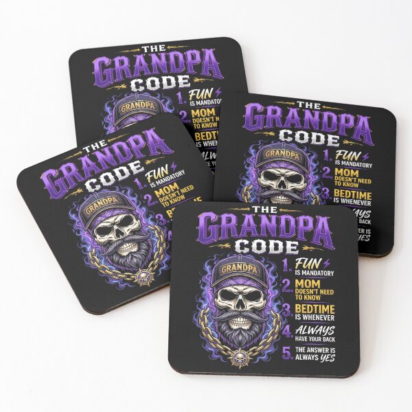 Item preview, The Grandpa Code - Fun Is Mandatory Mom Doesn't Need To Know designed and sold by KristiTaylorArt.