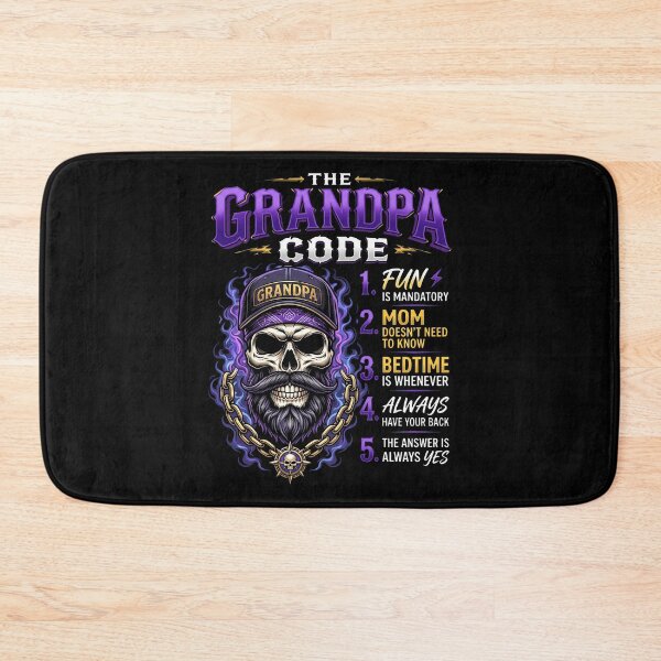 Item preview, The Grandpa Code - Fun Is Mandatory Mom Doesn't Need To Know designed and sold by KristiTaylorArt.