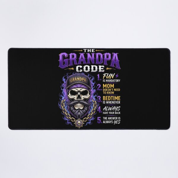 Item preview, The Grandpa Code - Fun Is Mandatory Mom Doesn't Need To Know designed and sold by KristiTaylorArt.