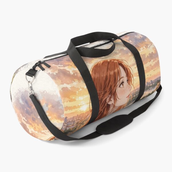 Item preview, Serbia Belgrade Fortress with an Elegant Redhead Traveler in a Black Lace Dress, Danube River and Historic European Sunset designed and sold by DibujandoPorfa.