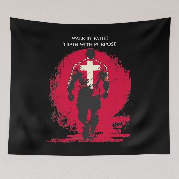 Item preview, Walk by Faith Train with Purpose Christian Fitness Strength designed and sold by D-Oles-Mercher.