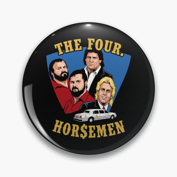 Item preview, The Four Horsemen - Ric Flair - Arn Anderson - Ole Anderson - Tully Blanchard designed and sold by KristiTaylorArt.