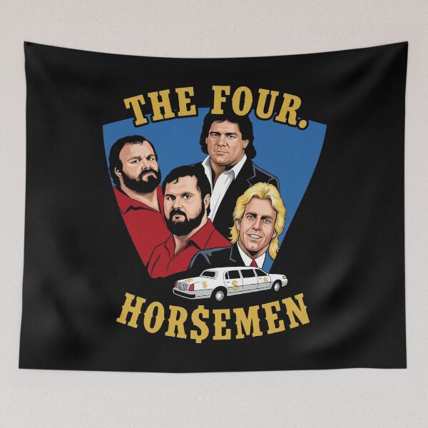 Item preview, The Four Horsemen - Ric Flair - Arn Anderson - Ole Anderson - Tully Blanchard designed and sold by KristiTaylorArt.