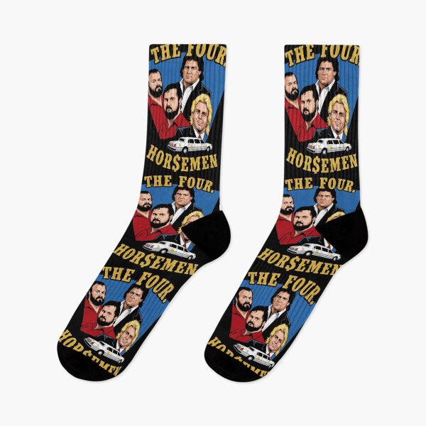 Item preview, Los Cuatro Jinetes - Ric Flair - Arn Anderson - Ole Anderson - Tully Blanchard designed and sold by KristiTaylorArt.