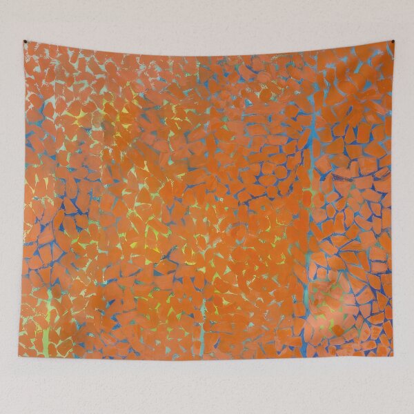 Item preview, Alma Woodsey Thomas - autumn leaves fluttering in the breeze 1973 designed and sold by hg6y.
