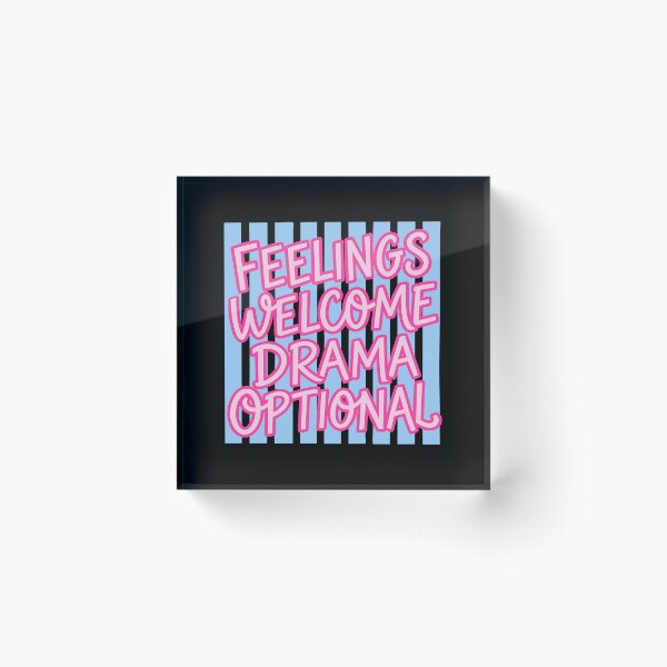 Item preview, Feelings Welcome Drama Optional designed and sold by gunaone-design.