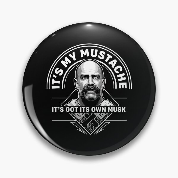 Item preview, The Butcher - It's My Mustache It's Got Its Own Musk designed and sold by KristiTaylorArt.