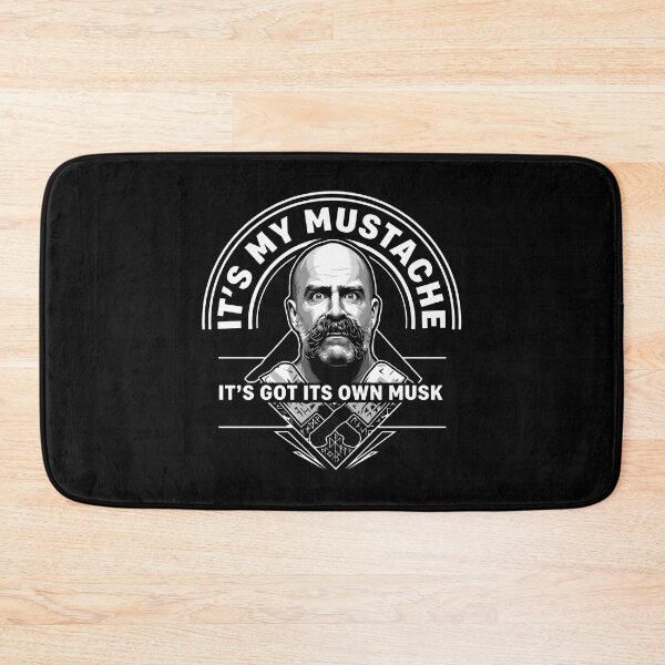 Item preview, The Butcher - It's My Mustache It's Got Its Own Musk designed and sold by KristiTaylorArt.