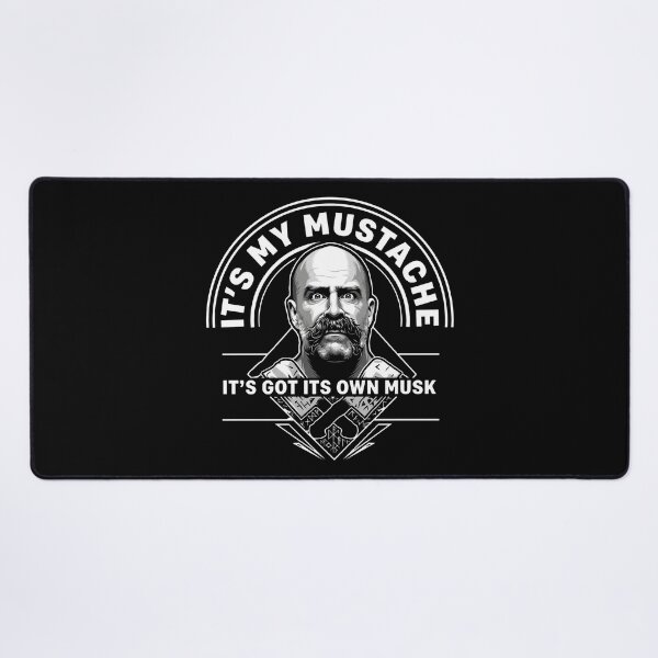 Item preview, The Butcher - It's My Mustache It's Got Its Own Musk designed and sold by KristiTaylorArt.