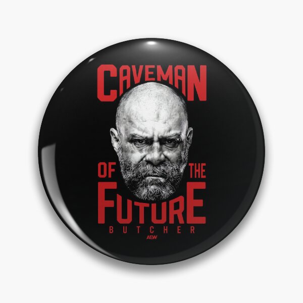 Item preview, The Butcher - Caveman Of The Future - AEW designed and sold by KristiTaylorArt.