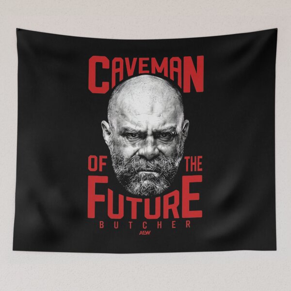 Item preview, The Butcher - Caveman Of The Future - AEW designed and sold by KristiTaylorArt.